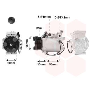 Compressor, ar condicionado VAN WEZEL 3200K242