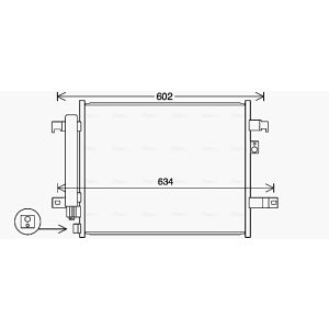 Condenseur (climatisation) AVA COOLING MZ5294D