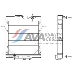 Refroidisseur HIGHWAY AUTOMOTIWE 10041007HW