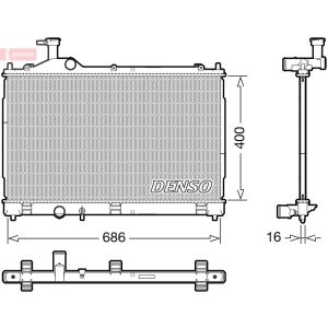 Arrefecedor do motor DENSO DRM45056