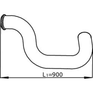 Tubo di scarico DINEX DIN80770