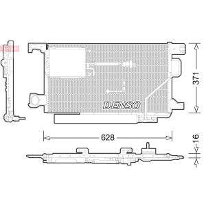 Condenseur (climatisation) DENSO DCN17024