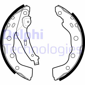Juego de zapatas de frenos DELPHI LS1880