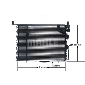 Condensatore, impianto di climatizzazione BEHR MAHLE AC 149 000S