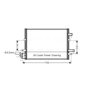 A/C-kondensor AVA COOLING FDA5377