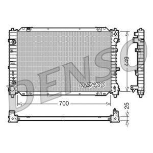 Radiador de motor DENSO DRM10089