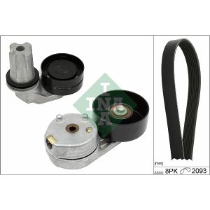 Cinto com várias nervuras (6PK1019)  INA 529 0445 10