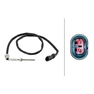 Abgastemperatursensor HELLA 6PT 358 181-371
