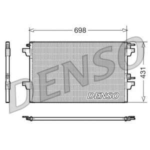 Condensador, sistema de ar condicionado DENSO DCN23021