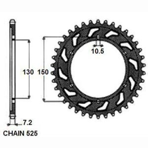 équipement, derrière SUNSTAR SUNR1-4598-49