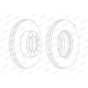 Disco de freno BERAL BCR257A