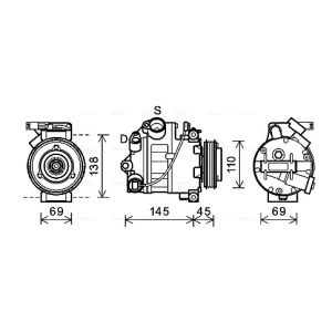 Kompressor för luftkonditionering AVA COOLING BWAK444