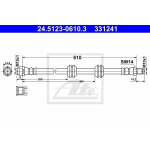 Remleiding ATE 24.5123-0610.3