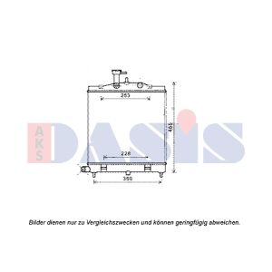 Motorkühler AKS DASIS 510144N