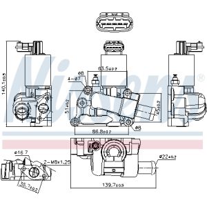 EGR-klep NISSENS 98227