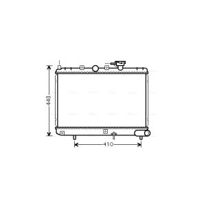 Arrefecedor do motor AVA COOLING KAA2271