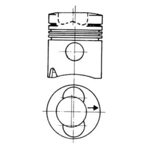 Zuiger KOLBENSCHMIDT 93280600