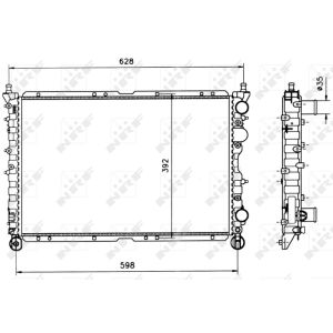 Kühler, Motorkühlung NRF 58085