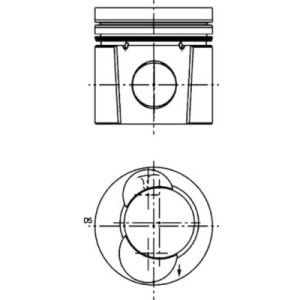 Kit di riparazione, pistone/fodera del cilindro KOLBENSCHMIDT 90850960