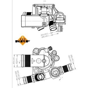 Thermostat, Kühlmittel EASY FIT NRF 725045