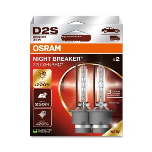 Ampoule, projecteur longue portée XENARC® NIGHT BREAKER® LASER OSRAM 66240XN2-2HB