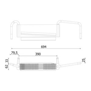 Arrefecedor de óleo, óleo do motor MAHLE CLC 314 000S