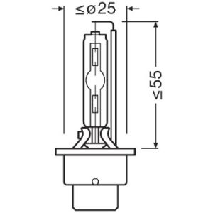 Glühlampe, Fernscheinwerfer XENARC® NIGHT BREAKER® LASER OSRAM 66240XNN-HCB, 2 Stück