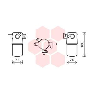 Droger, airconditioningsysteem VAN WEZEL 0300D347