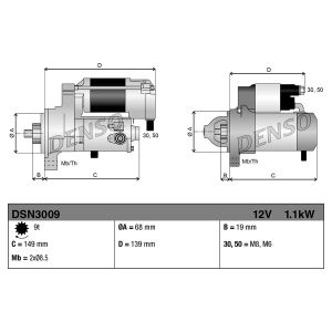 Starter DENSO DSN3009