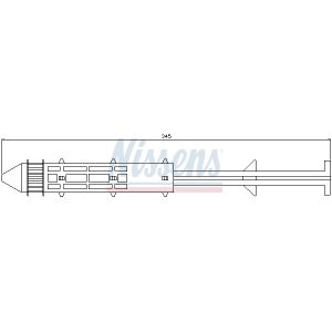 Droger, airconditioning NISSENS 95326