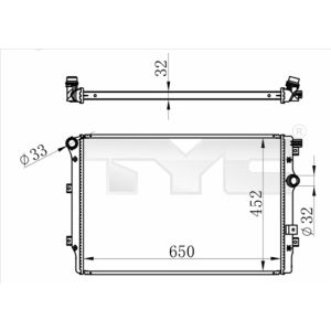 Arrefecedor do motor TYC 737-0077-R