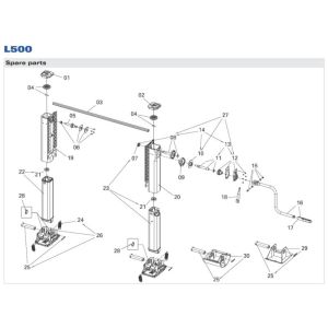 Elemento, suportes de reboque JOST JS E0091700