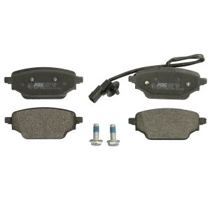Remblokkenset, schijfrem RIDEX 402B0112 Vooras, Incl. slijtage