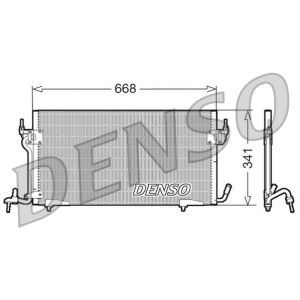 Condensator, airconditioning DENSO DCN07010