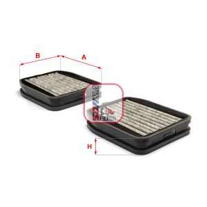 Filtre, air de l'habitacle SOFIMA S 4132 CA