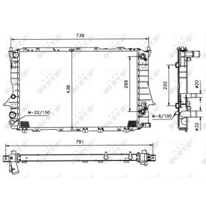 Kühler, Motorkühlung NRF 51317