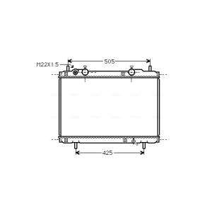 Arrefecedor do motor AVA COOLING FT2184