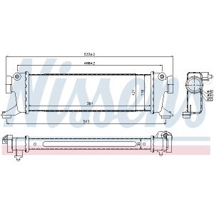 Intercooler NISSENS 96782