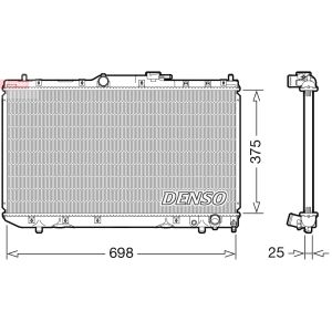 Arrefecedor do motor DENSO DRM50116