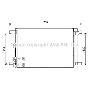 Lauhdutin, ilmastointilaite AVA COOLING VNA5335D