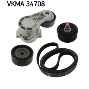 Jeu de courroies trapézoïdales (avec rouleaux) SKF VKMA 34708