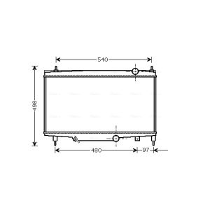 Arrefecedor do motor AVA COOLING PE2229