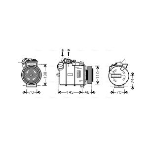 Compressor, ar condicionado AVA COOLING BWAK318