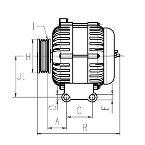 Drehstromgenerator HC-CARGO F 032 116 808