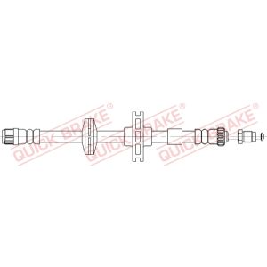 Flexible de frein QUICK BRAKE 32.839