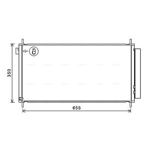 A/C-kondensor AVA COOLING TO5718D