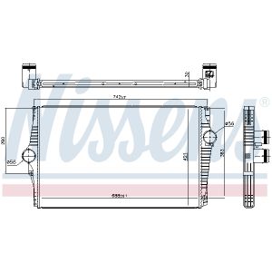 Intercooler NISSENS 96601