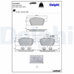 Remblokset DELPHI LP2199LC