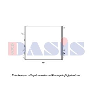 Kondensator, Klimaanlage AKS DASIS 522071N