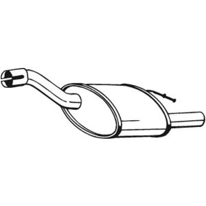 Endschalldämpfer BOSAL 154-357